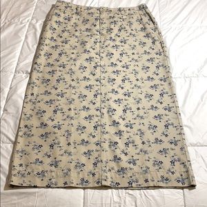 VTG Eddie Bauer Skirt Floral Women’s NWOT!!Sz 14